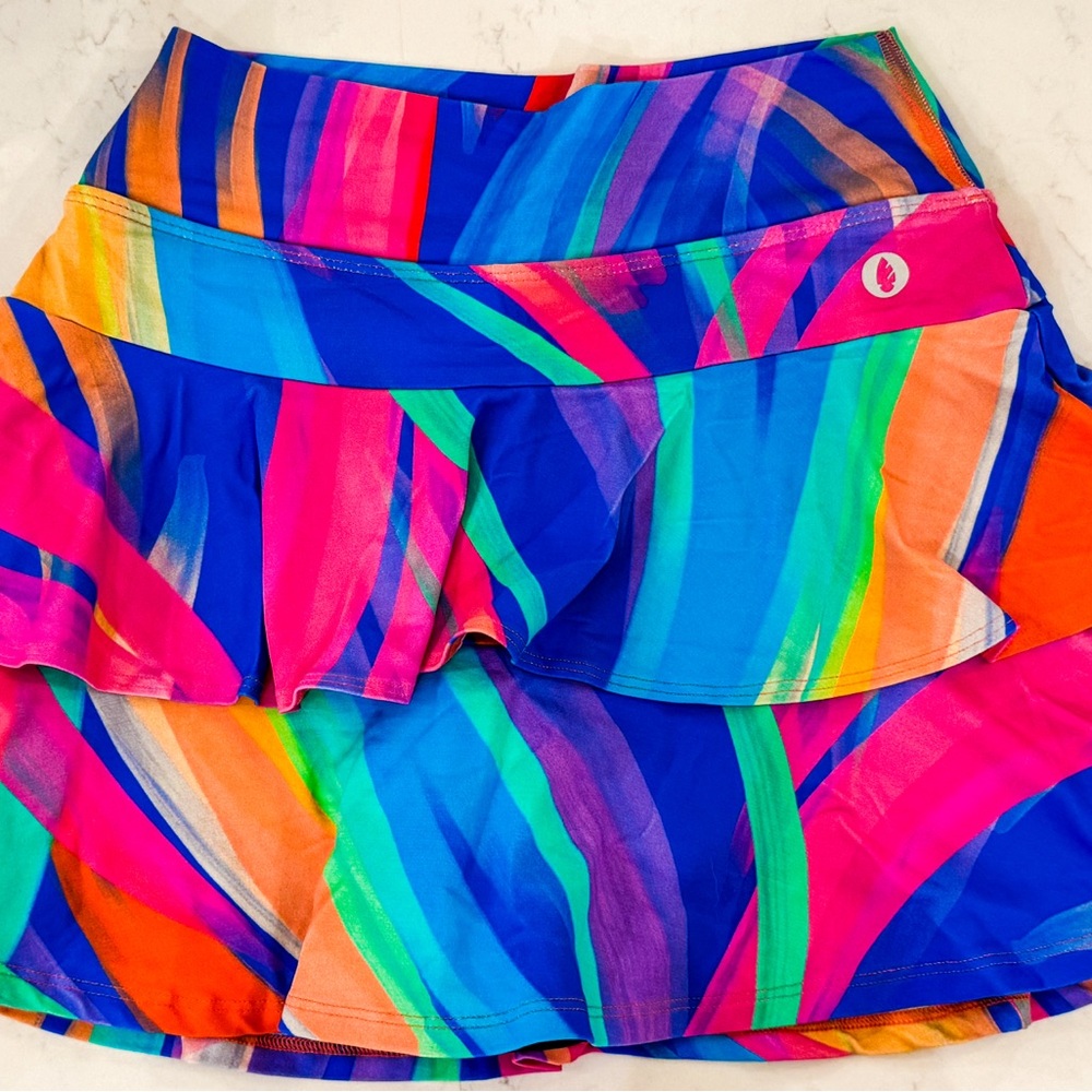 Dona Jo Tennis Skirt/Skort JoJo Style 14.5” Size Small